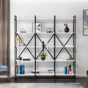 Elston 1800 4 - Black, White Black
White Bookshelf