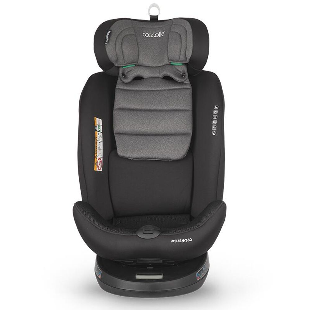 Coccolle® Autosjedalica Nova iSize 360° 40-150cm Isofix, Diamond Black slika 5