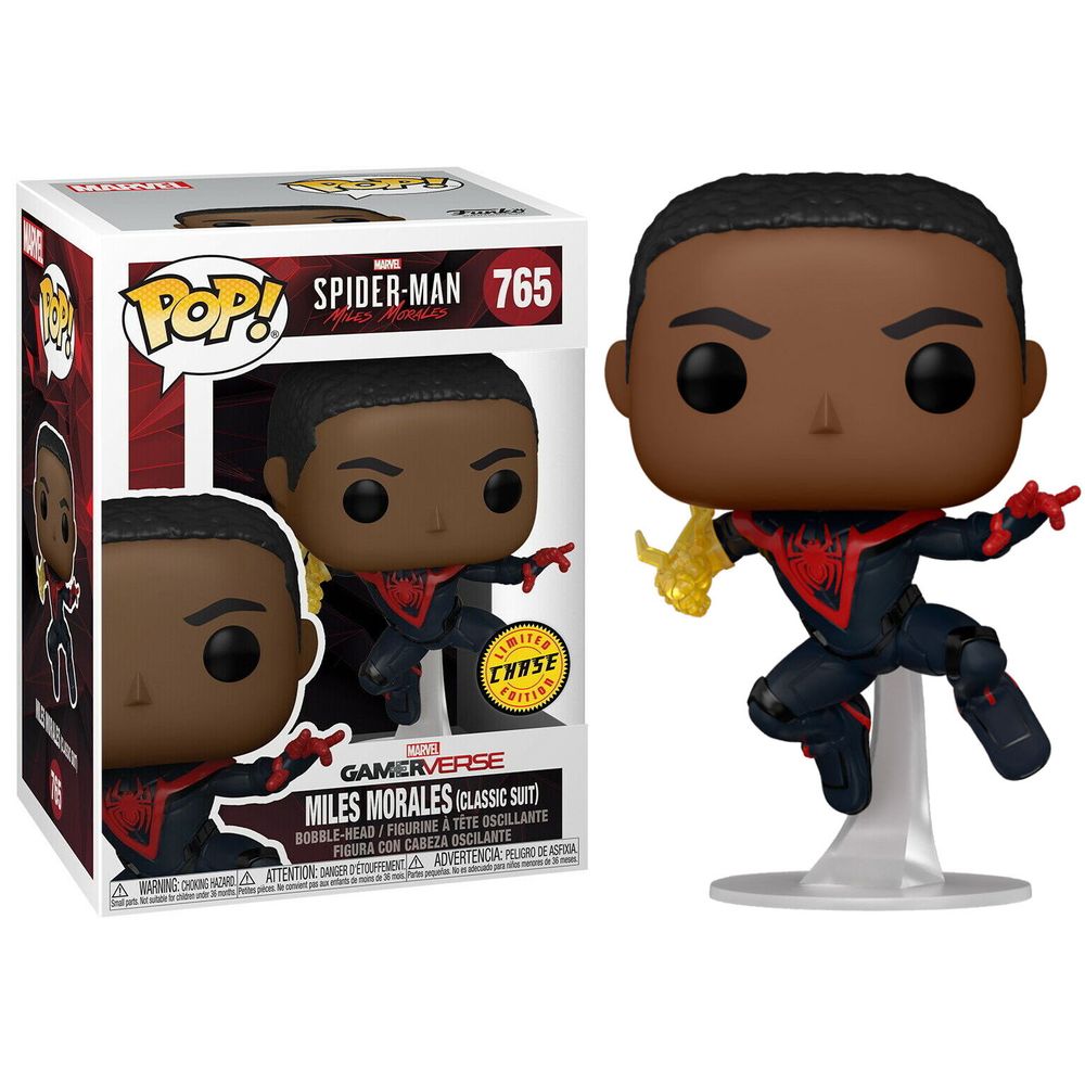 Funko POP figura Spiderman Miles Morales Classic Suit Chase slika 4
