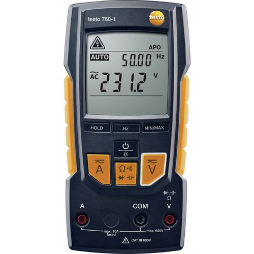 testo 760-1 ručni multimetar  digitalni  CAT III 600 V, CAT IV 300 V Zaslon (brojevi): 4000 slika 7