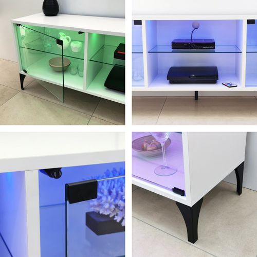 Tokyo White TV Stand slika 4