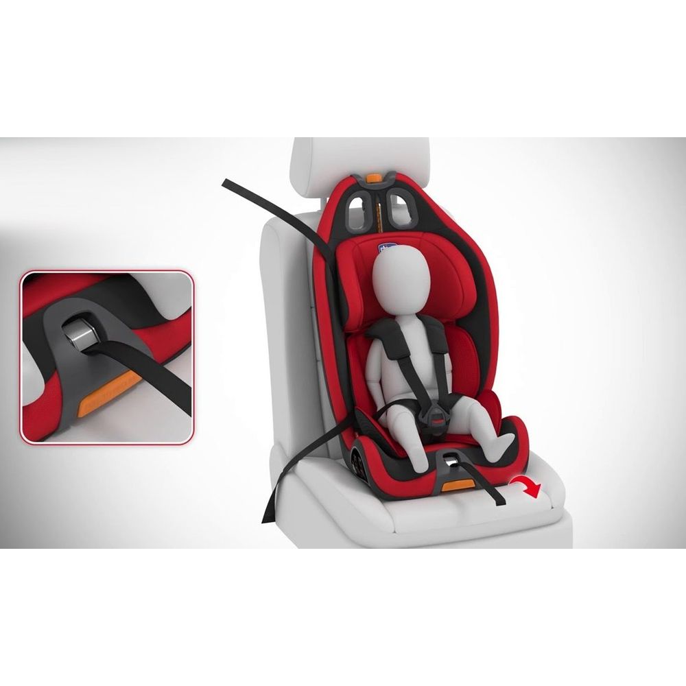 Chicco Autosjedalica Gro Up 123 9-36kg, Power Blue slika 6