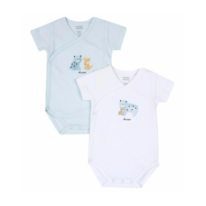Chicco Bodi za bebe 2kom, Svijetlo plavi