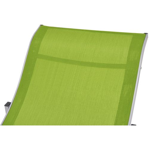 Sklopive ležaljke za sunčanje od tekstilena 2 kom zelene slika 21