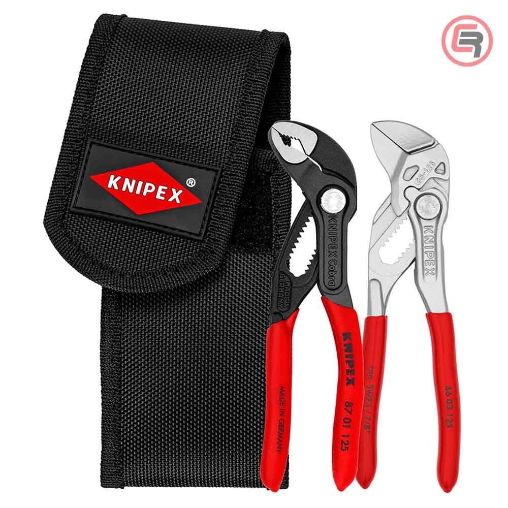 Knipex Set Kliješta Ključ 86 03 125 + Papagajke Cobra 87 01 125 U Torbici - 00 20 72 V04 slika 1