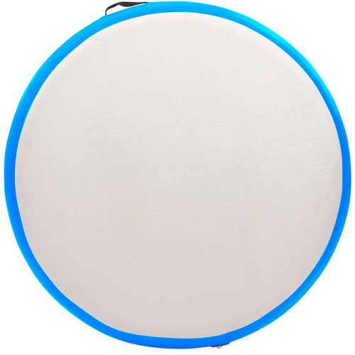 Gimnastička prostirka na napuhavanje 100x100x10 cm PVC plava slika 4