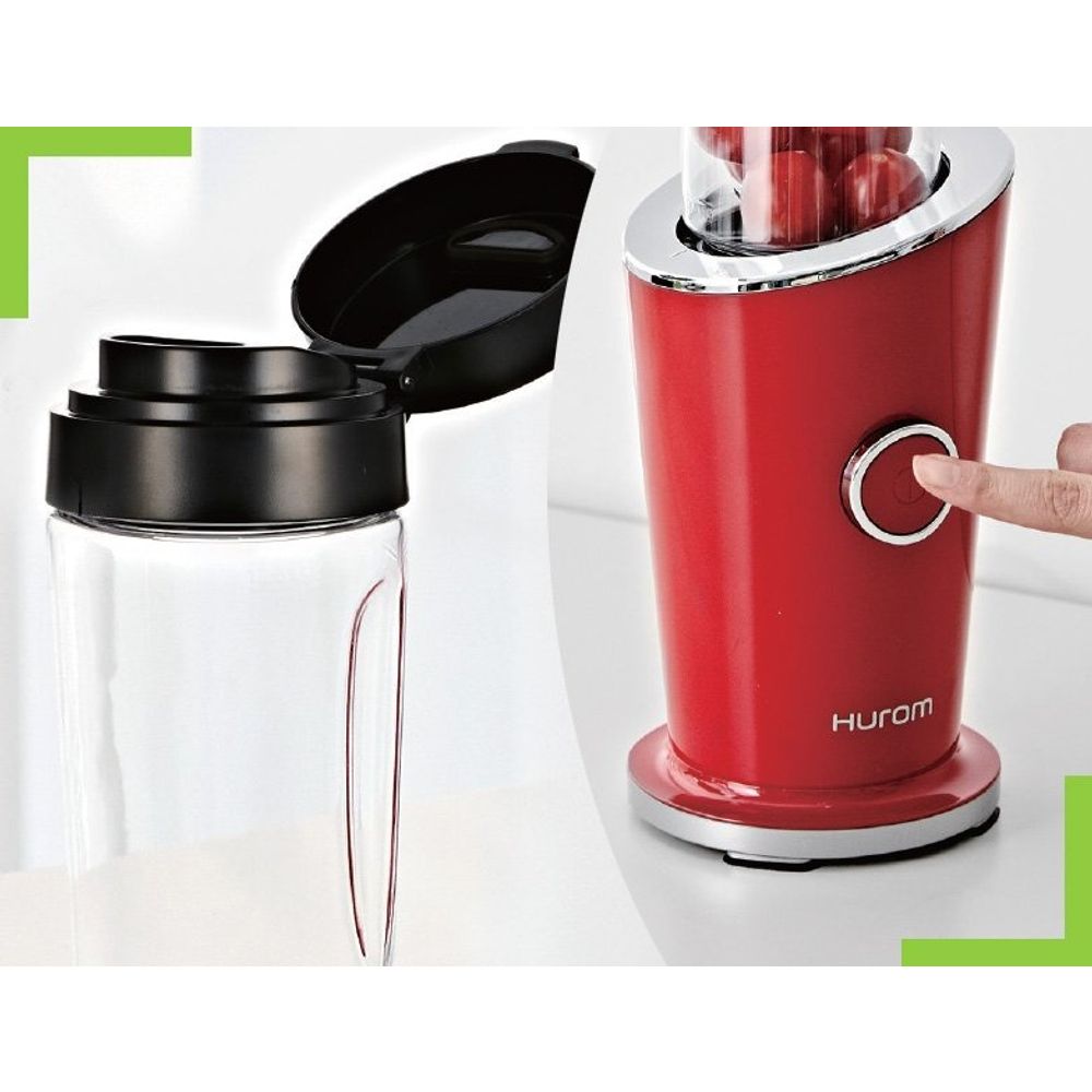 Hurom Mini Blender sa dvije posude, Crveni slika 14