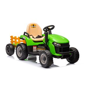 Traktor na akumulator s prikolicom BBH-030 - zeleni