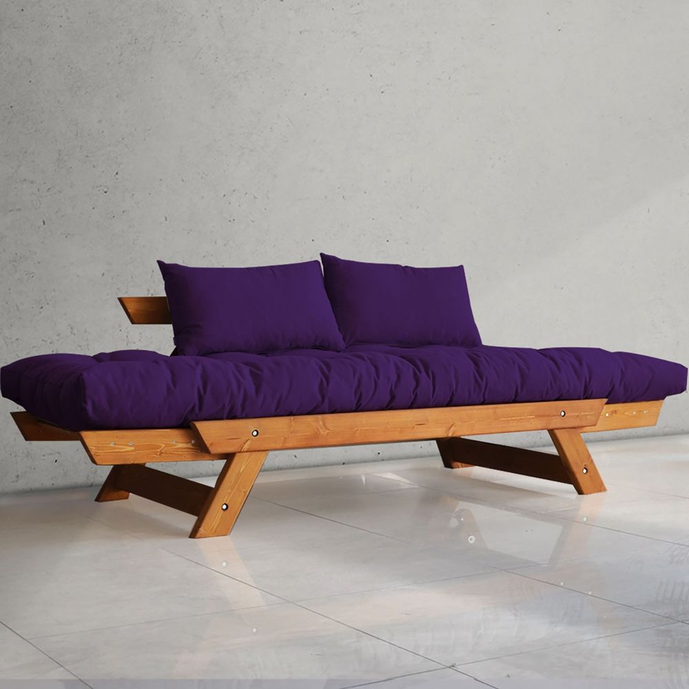 Dvosjed sofa CPT8127-210 - boje: Teak, Purple Garden slika 3