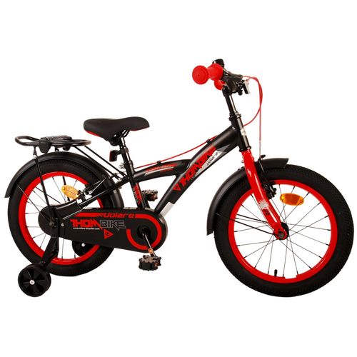 Dječji bicikl Volare Thombike 16" s dvije ručne kočnice crno-crveni slika 2