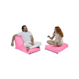 Siesta Sofa Bed Pouf - Roze Vrt Bean Bag