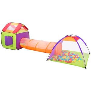 Veliki šator za djecu House + tunel + 200 loptica