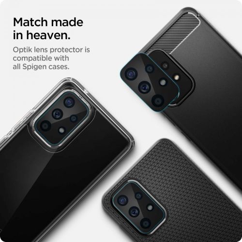 SPIGEN OPTIK.TR ZAŠTITNIK ZA KAMERU 2-KOM ZA SAMSUNG GALAXY A33 5G / A53 5G / A73 5G CRNI slika 5