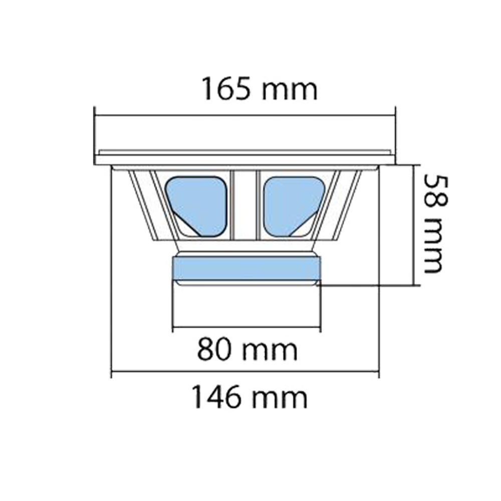 SAL Auto zvučnici, set, 165mm, 2x75W, 4 Ohm - BK 165 slika 3