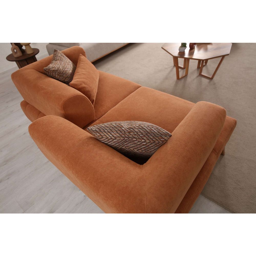 Dvosjed Sofa Hera - Narandžasti slika 3