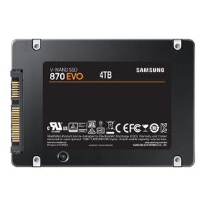 SAMSUNG 870 EVO 4TB SATA3 2.5inch SSD MZ-77E4T0B/EU