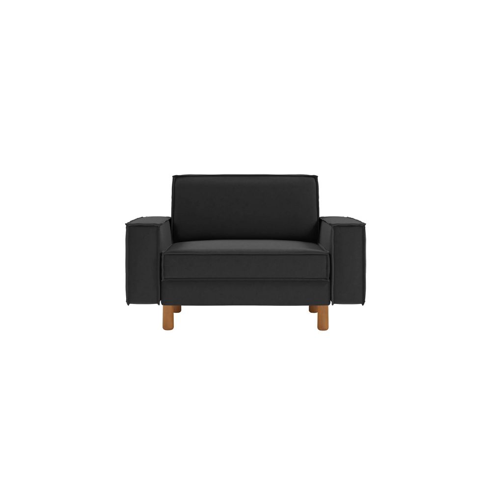 Sofa za Jednu Osobu Sparrow Loveseat - boje: noćno siva orah slika 2