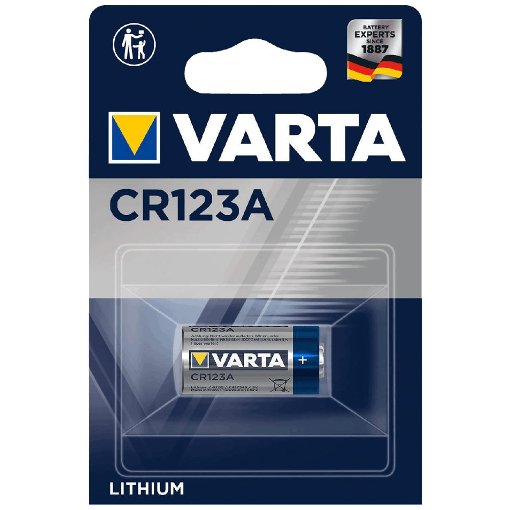 Varta Baterija litijska CR123A, 3V, blister pak. 1 kom slika 1