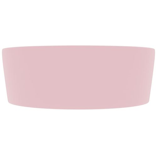 Luksuzni umivaonik mat ružičasti 36 x 13 cm keramički slika 8