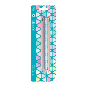 Spirit Drvena Olovka sa Gumicom "Pastel", 4/1 FSC

