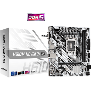 ASROCK H610M-HDV/M.2+ D5 DDR5 LGA1700