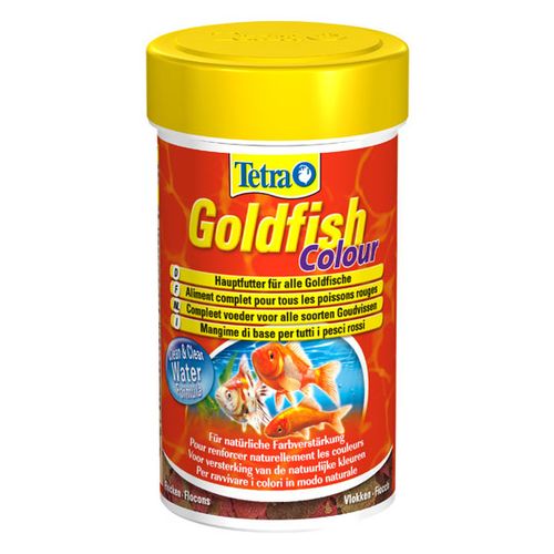 Tetra Goldfish Colour Flakes 100 ml, hrana za ribice slika 1