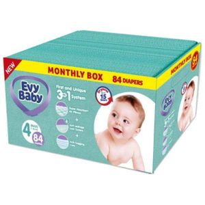Evy Baby Pelene Box 4 Maxi 7-18kg, 84kom 3u1