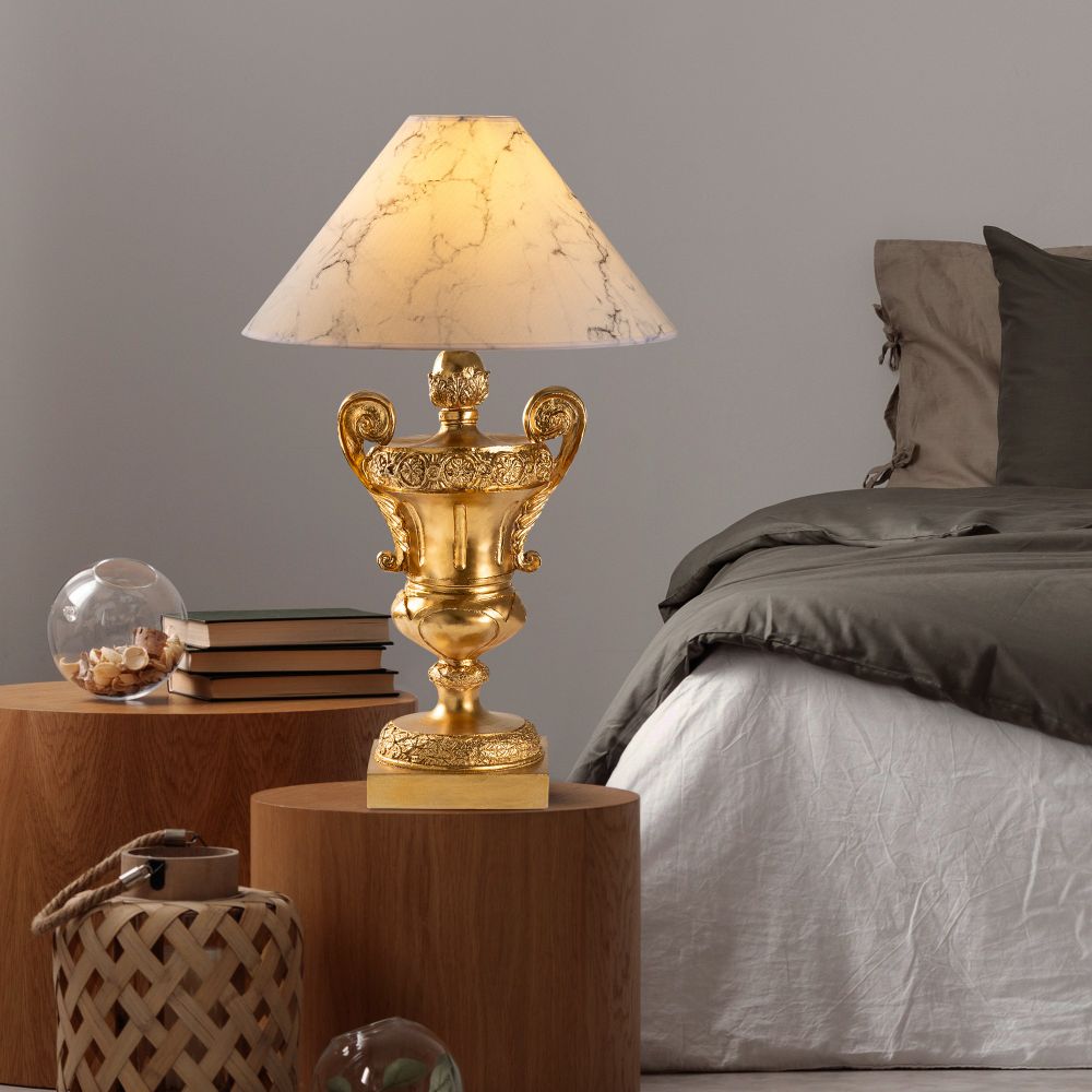 ELEGANZE-5332 Zlatna Stočna Lampa slika 3