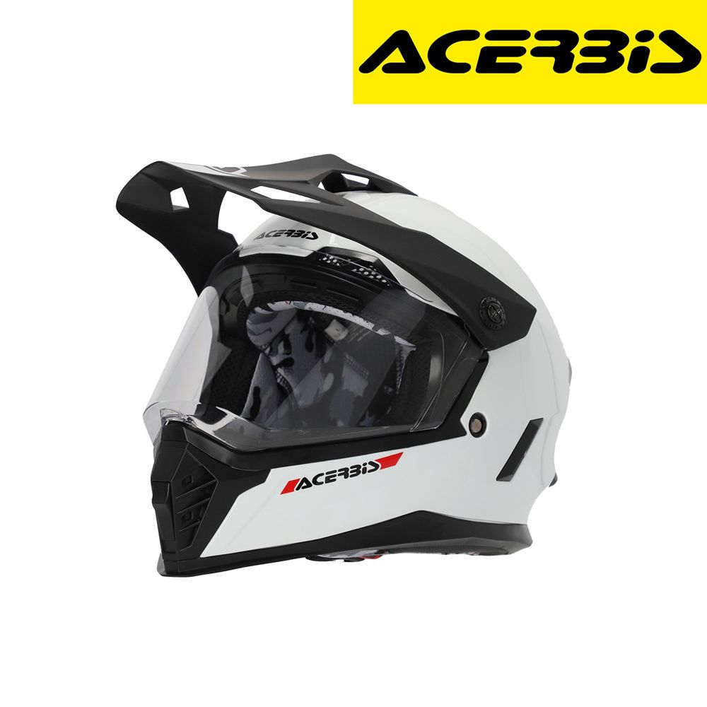 Dječija zatvorena - full face off road kaciga za motor Acerbis Rider Junior - Bijela T58 slika 2