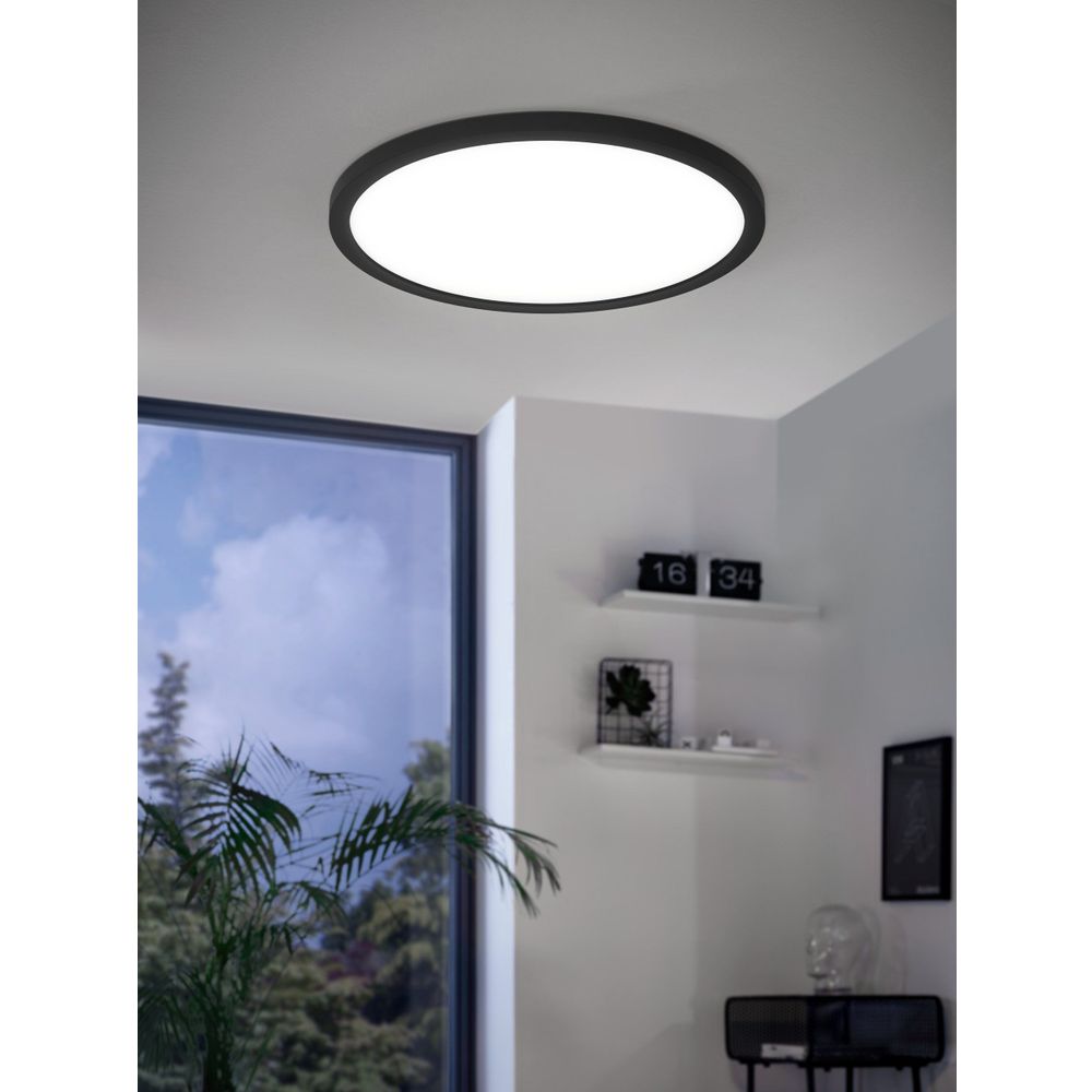 Eglo LED Panel ROVITO-Z, 14,6W, RGB-B, Ø295mm, Crna slika 2