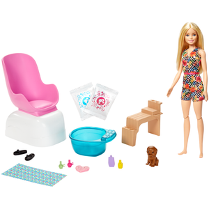 BARBIE MANIKURA-PEDIKURA SPA SET S LUTKO