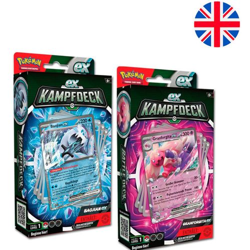 English Pokemon Kampfdeck Deck of collectible playing cards slika 1