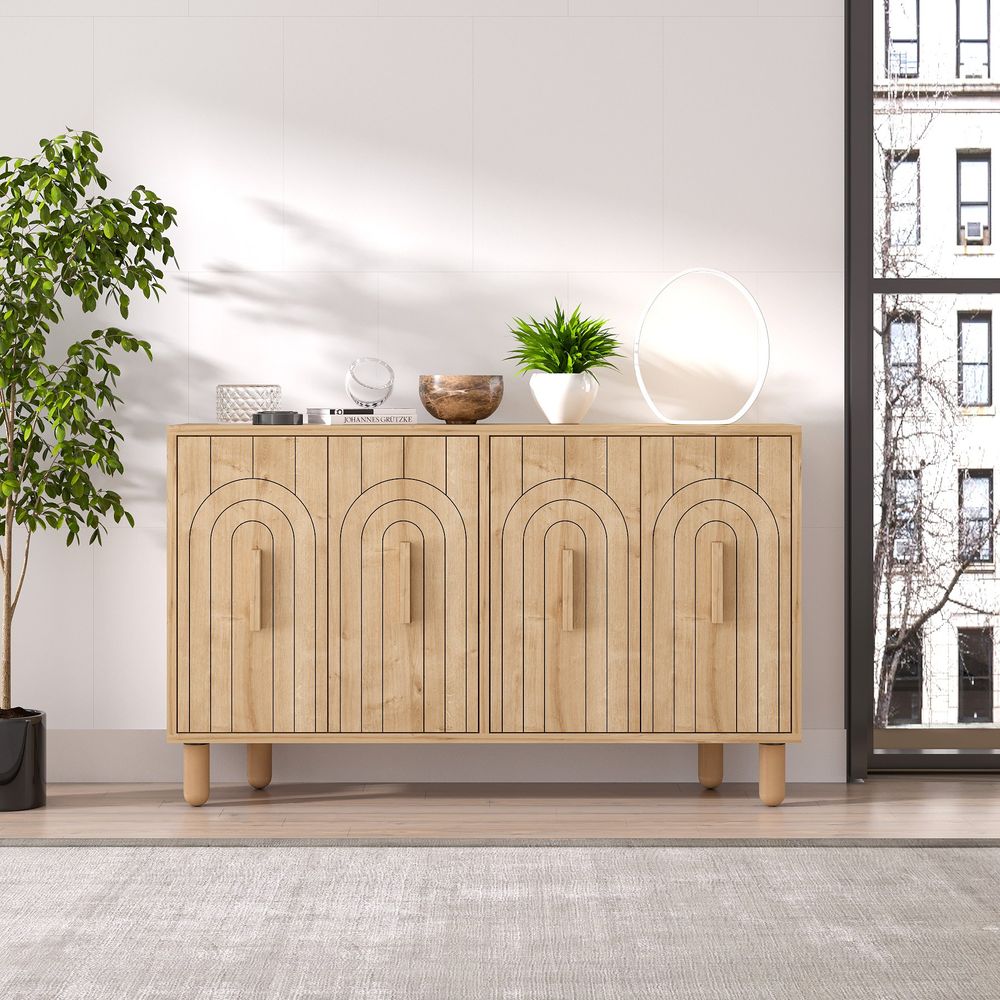 Konzola / Komoda Tiger boje / tekstura: Saphire Oak slika 1