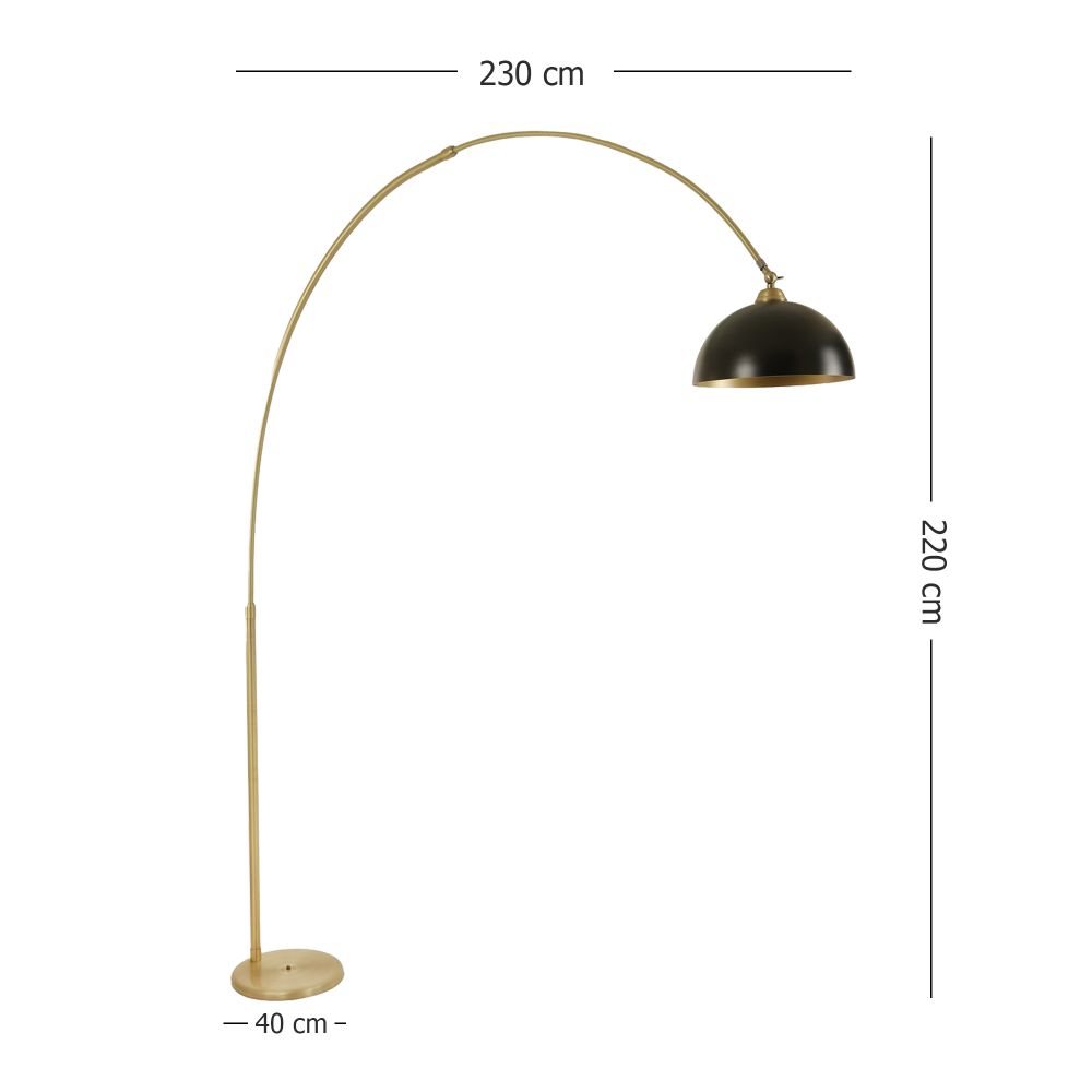 Deve Boynu Eskitme Lambader Retro 3 Başlıklı Gold Black slika 4