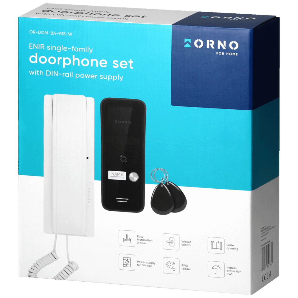 Orno Interfon set OR-DOM-BA-935/W, ENIR Bijela  slika 6
