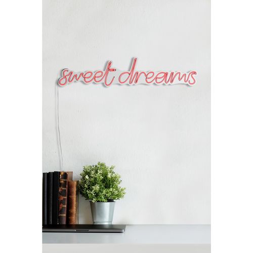 Wallity Ukrasna plastična LED rasvjeta, Sweet Dreams - Pink slika 13