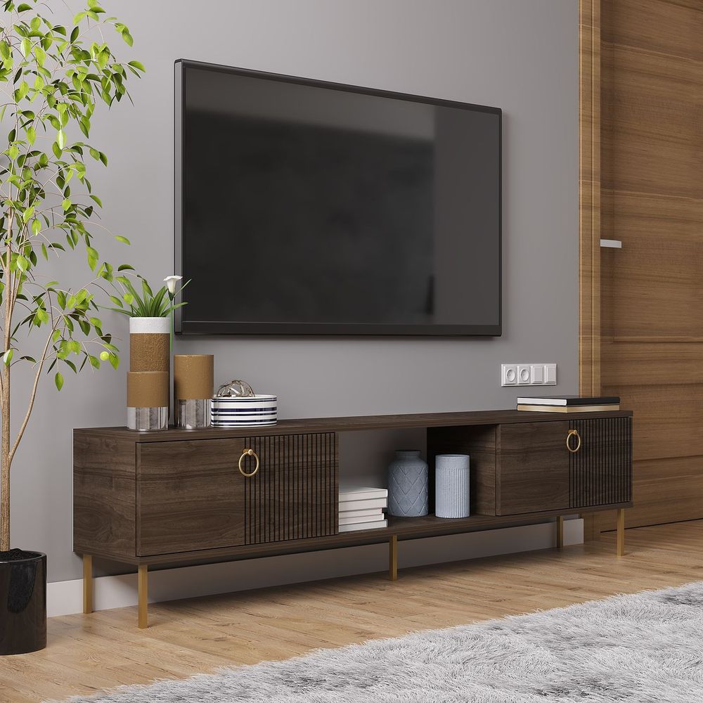 TV stalak Paye u boji oraha slika 2