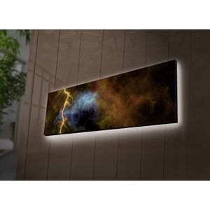 3090İACTD-53 Multicolor Decorative Led Lighted Canvas Painting