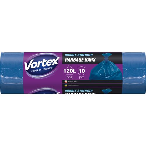 Vortex dvoslojne ultra jake vreće za smeće 120 litara 10kom slika 1