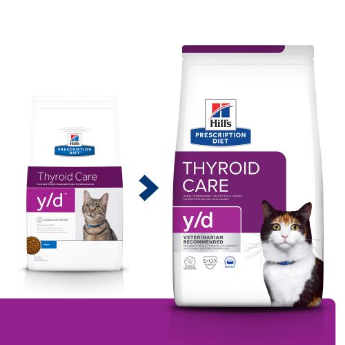 Hill's Prescription Diet y/d Thyroid Care Hrana za Mačke, 1,5 kg slika 2