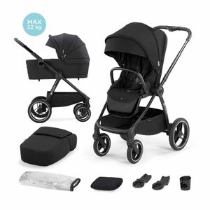 Kinderkraft dječja kolica Nea 2u1, midnight black