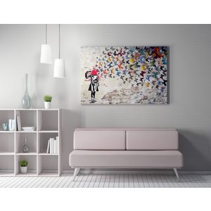 WY51 (70 x 100) Multicolor Decorative Framed Canvas Painting