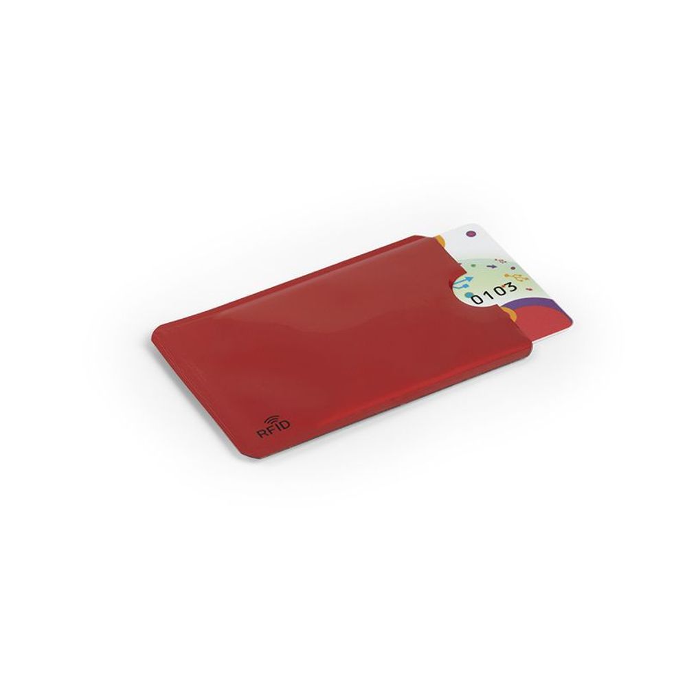 COVER,držač kartice sa rfid zaštitom,crveni slika 1