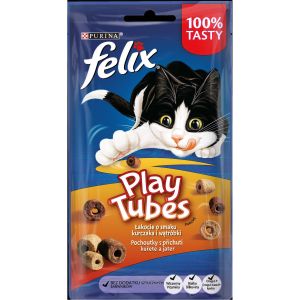 Felix Play Tubes poslastica za mačke, s okusom piletine i jetrice, 50g