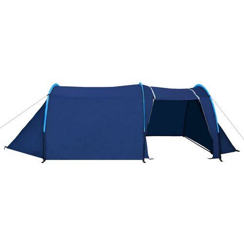 Šator za kampiranje za 4 osobe tamna plava/svjetla plava slika 46