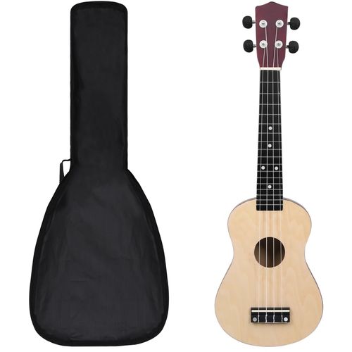 Set dječjeg ukulelea Soprano s torbom boja svijetlog drva 23 " slika 1