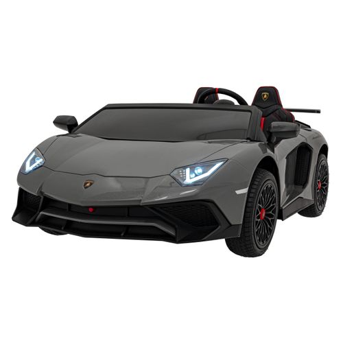 Licencirani auto na akumulator Lamborghini Aventador SV STRONG - dvosjed - sivi slika 8