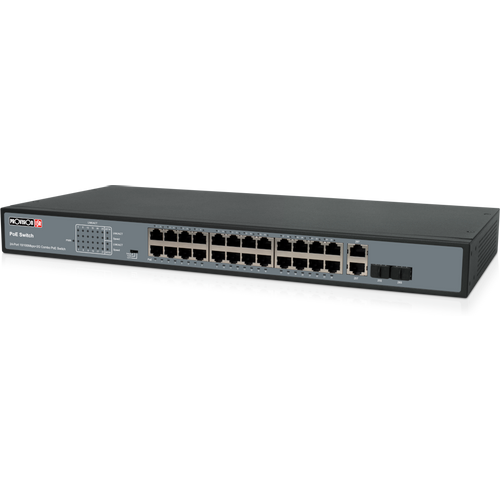 Provision Isr 24-portni 10/100 PoE Switch 370W +2 combo porta slika 2