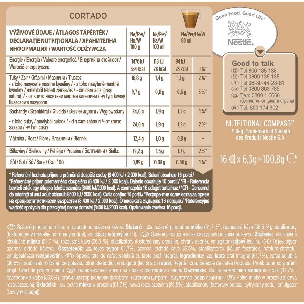 Nescafe Dolce Gusto Kapsule za kafu Cortado 16 kom slika 3