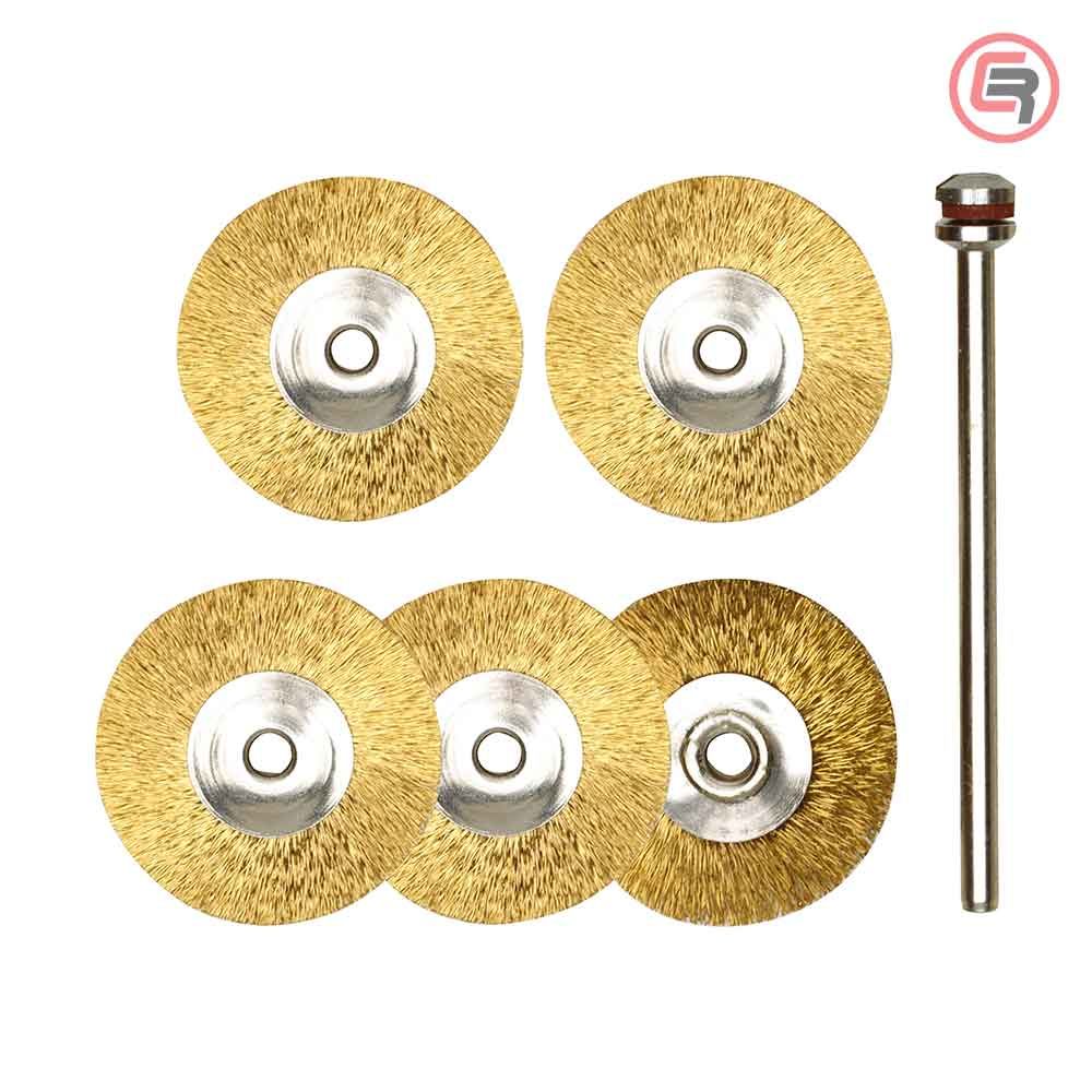 Proxxon Četka Mesingana 22 mm + Držač / 5 kom - 28962 slika 1